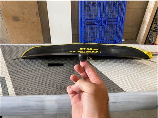 2023 Naish Carbon Foil System 1400Ha With Rear Carb - Image 3