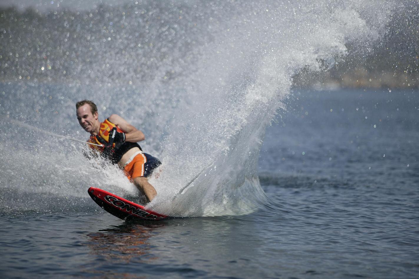 Skiing on the Swan