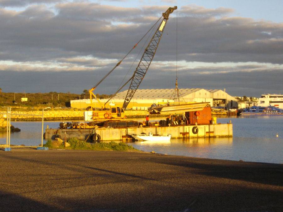 Stowing the Boat after a Hard Days Work
