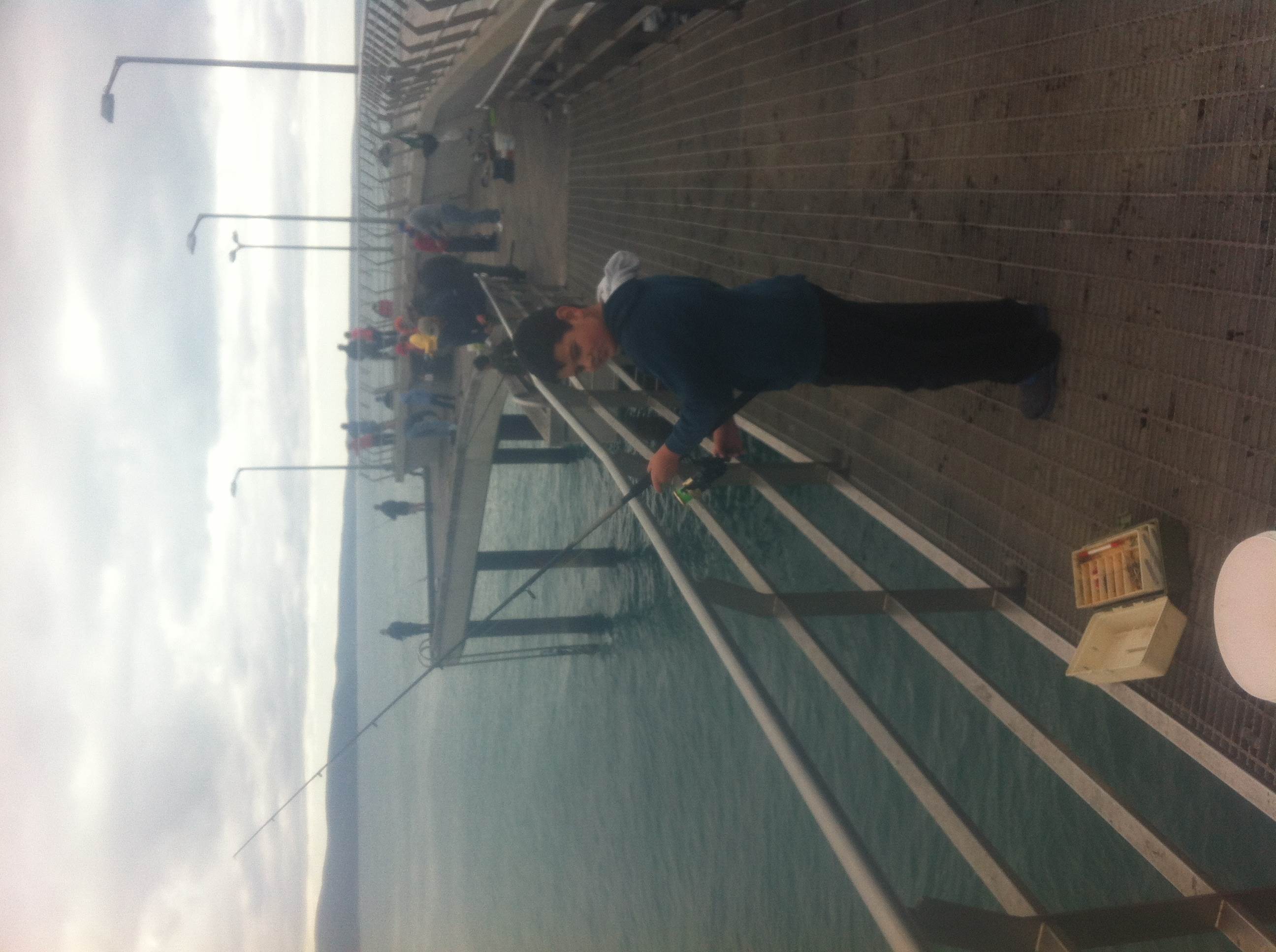 fishing with Kman
