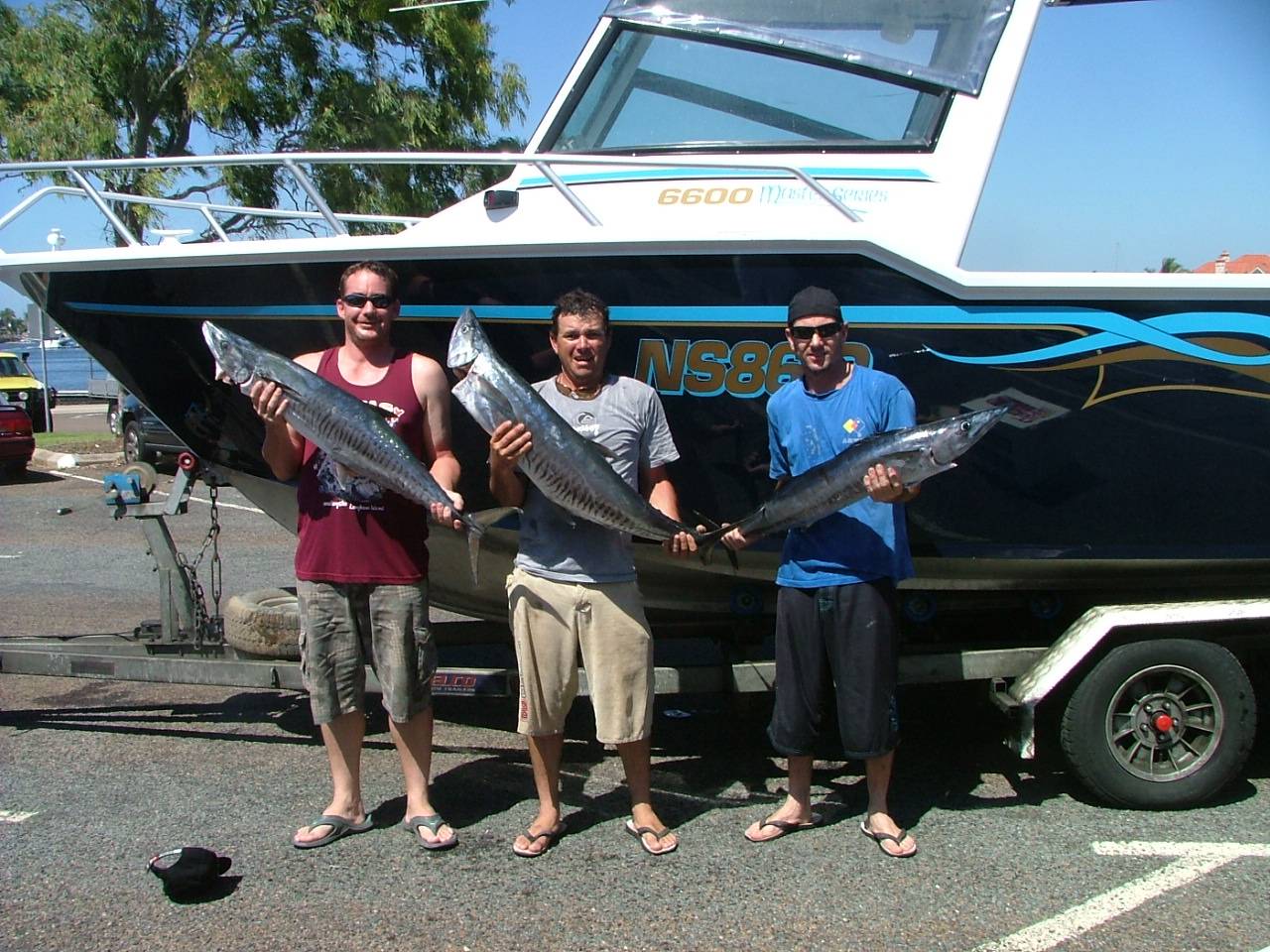 Fishing on board Kaos & Mayhem