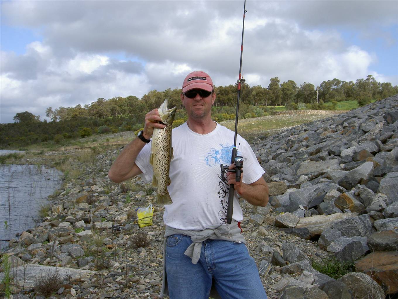 Nice 45 cm - maybe 2kg Brown trout