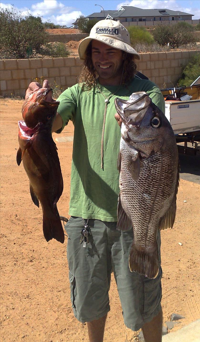 Yeh baby shot my first Dhu fish.