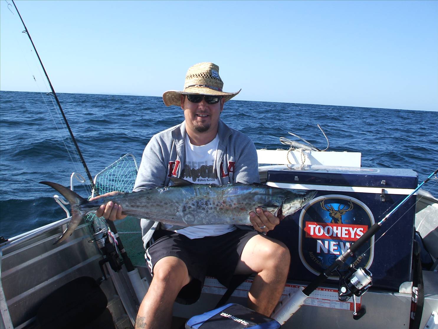 still catching fish