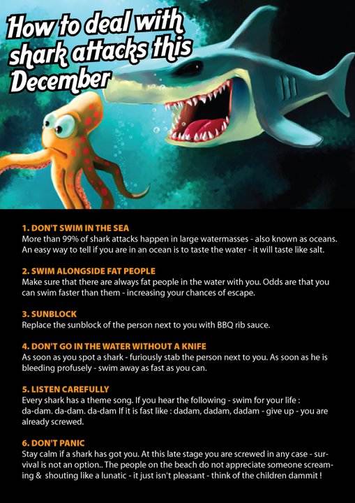 How to avoid sharks