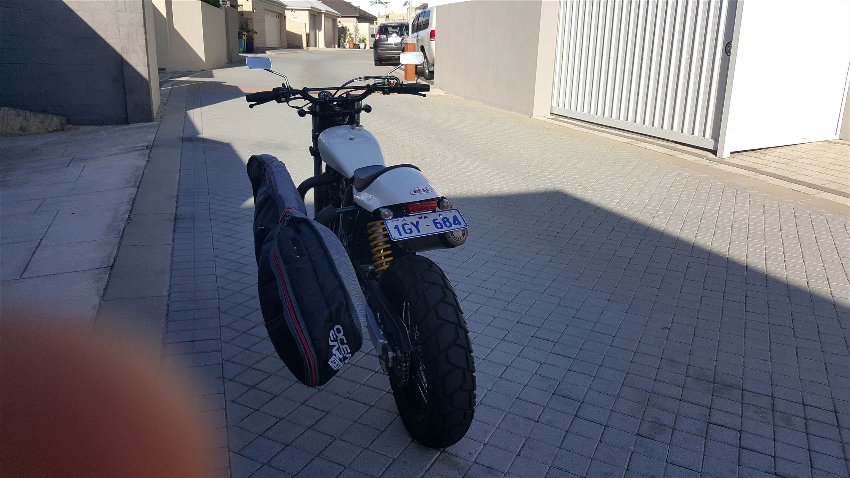 Motorbike rack