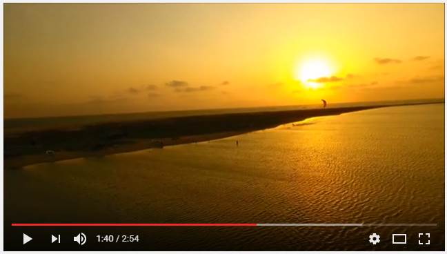 sunset kite