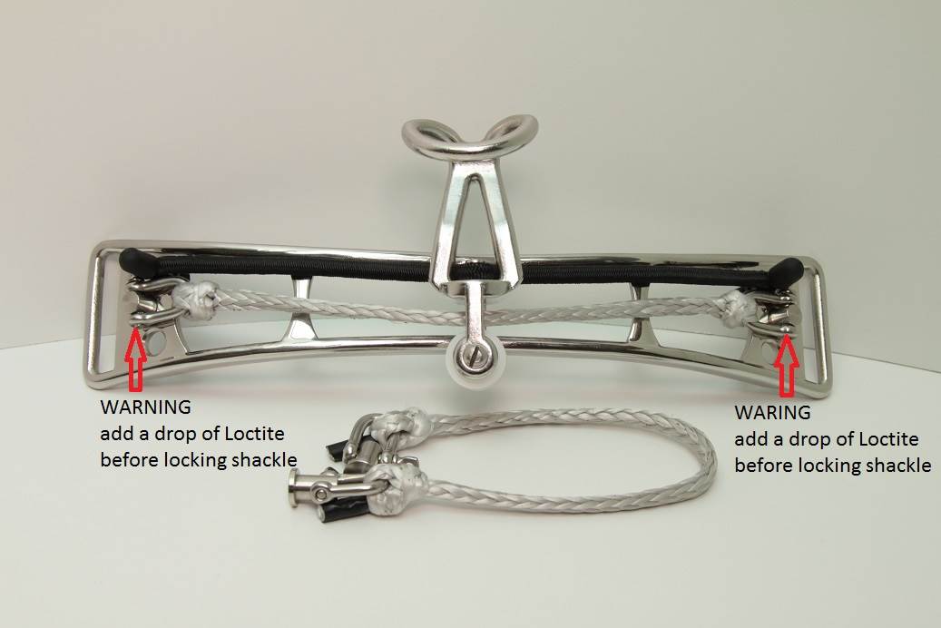 pivoting dyneema leash