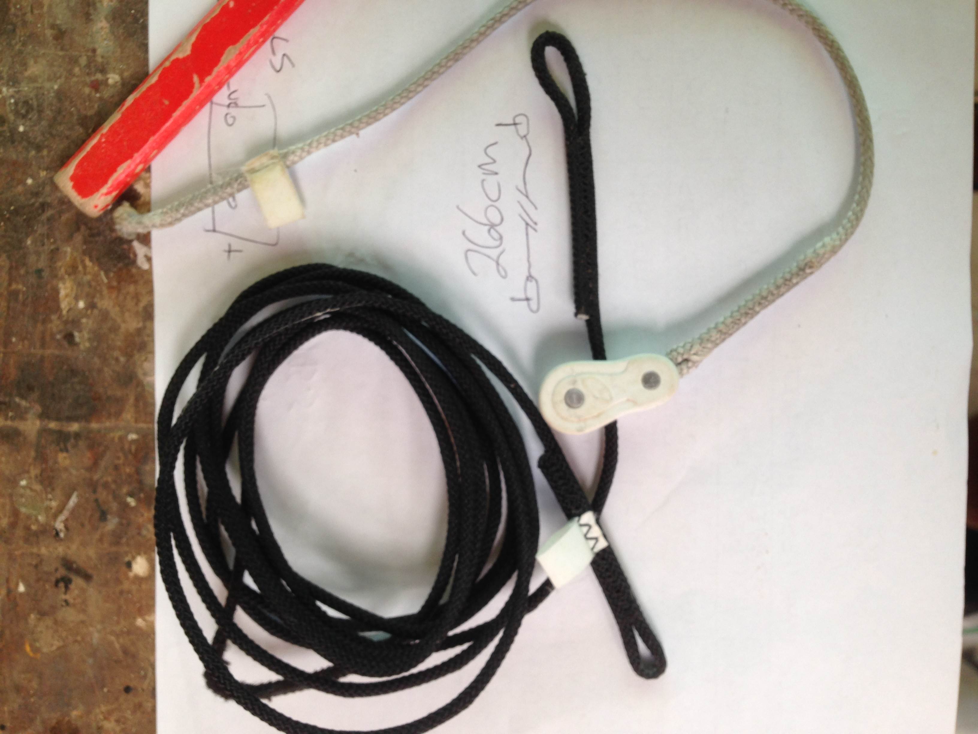 F-One floating lines and pulleys