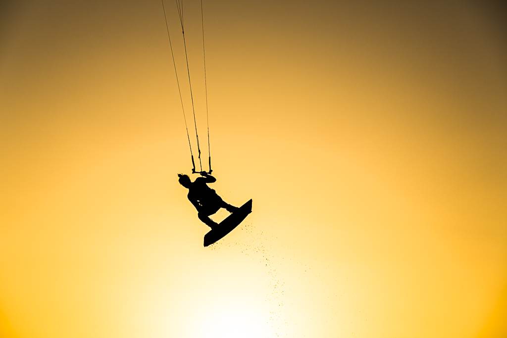 Sunset kite