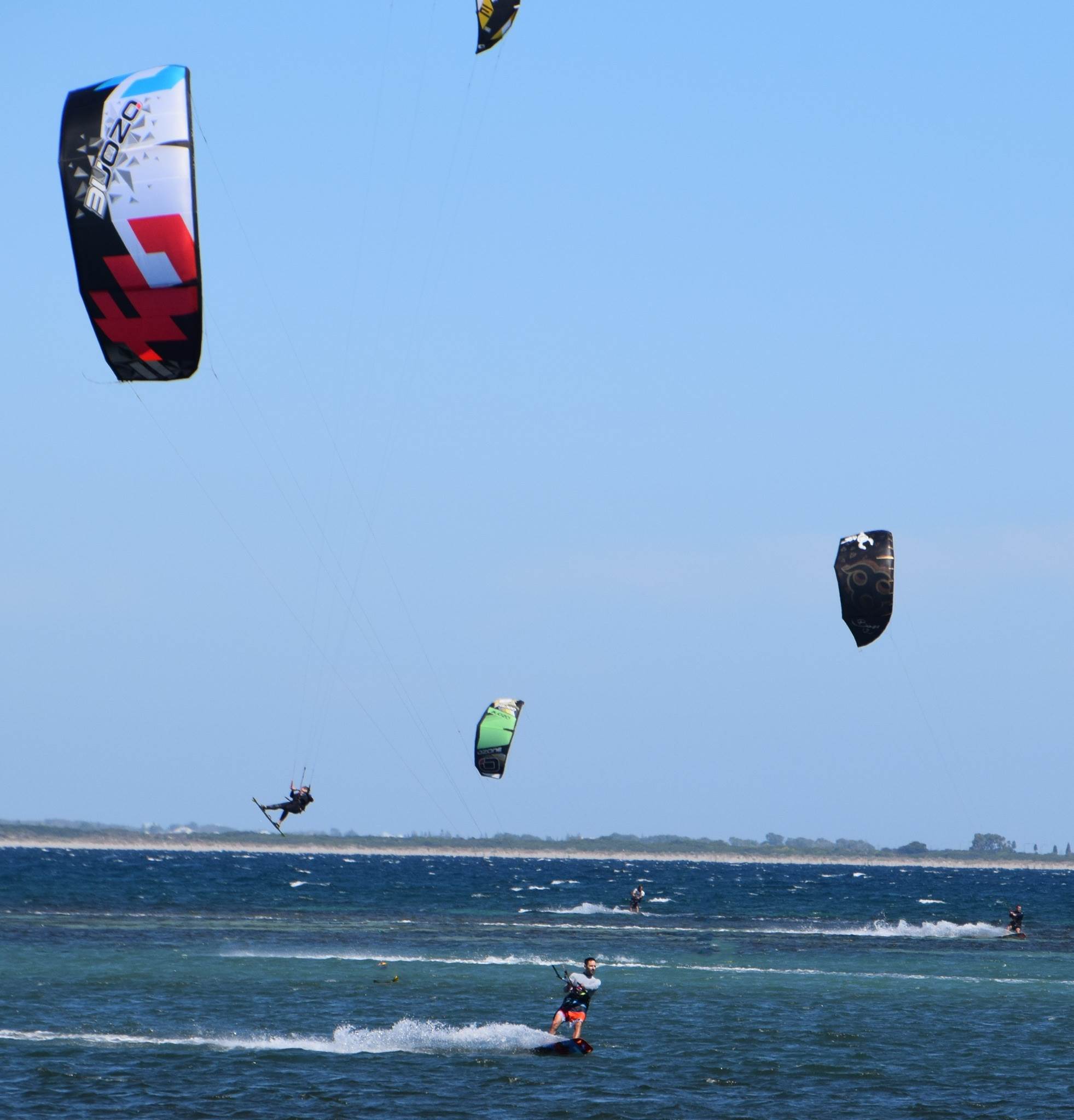 Kitesurfers at Safety Bay 26th February 2017