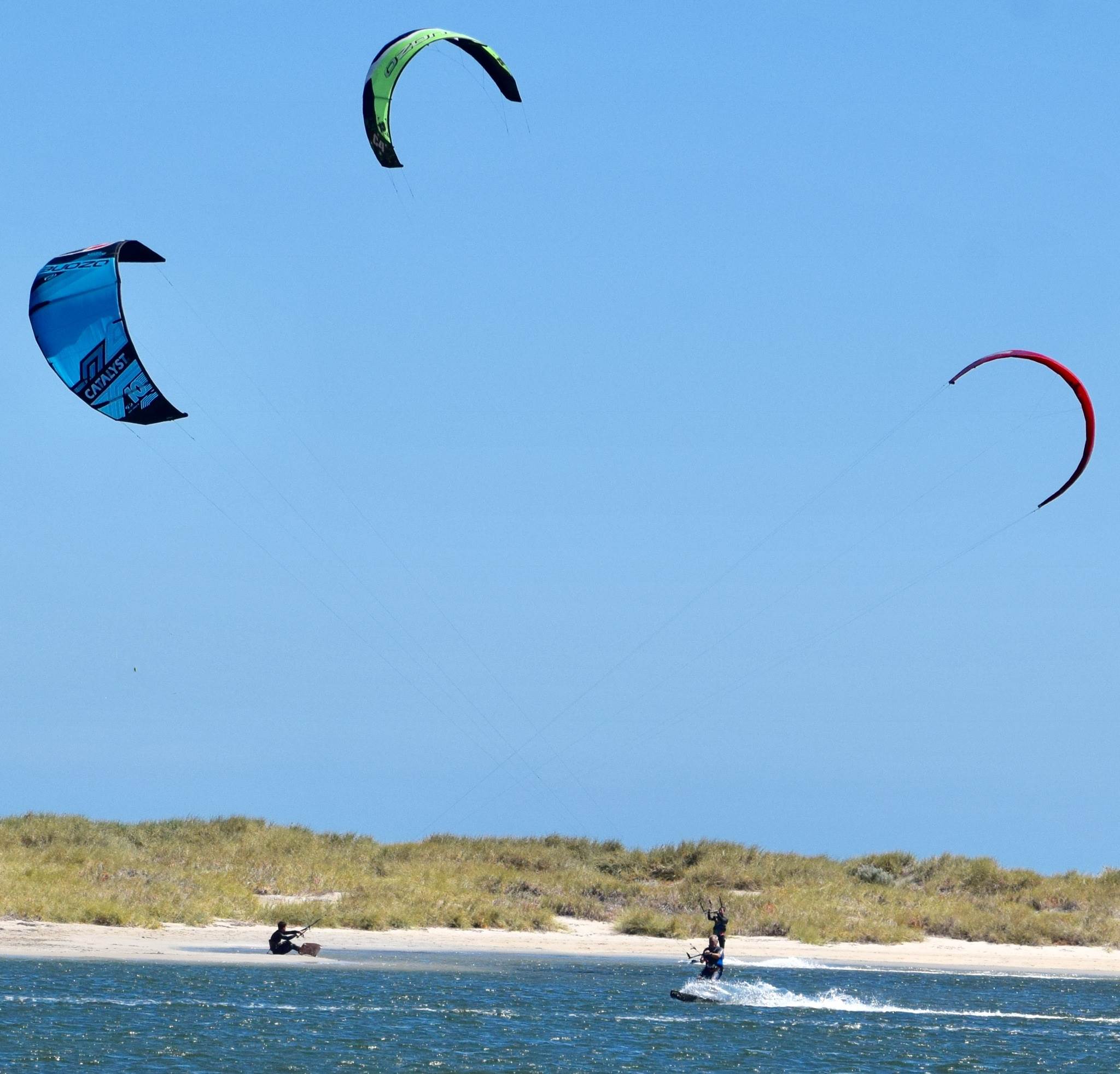 Kitesurfers at Safety Bay 26th February 2017