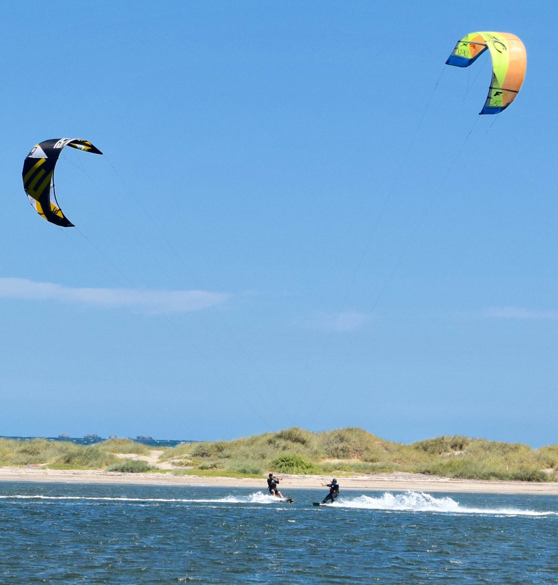 Kitesurfers at Safety Bay 26th February 2017