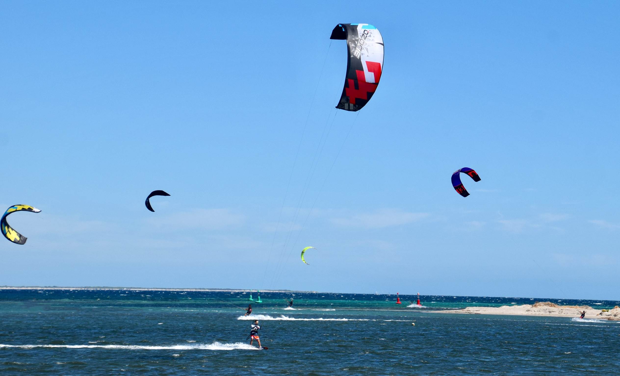 Kitesurfers at Safety Bay 26th February 2017