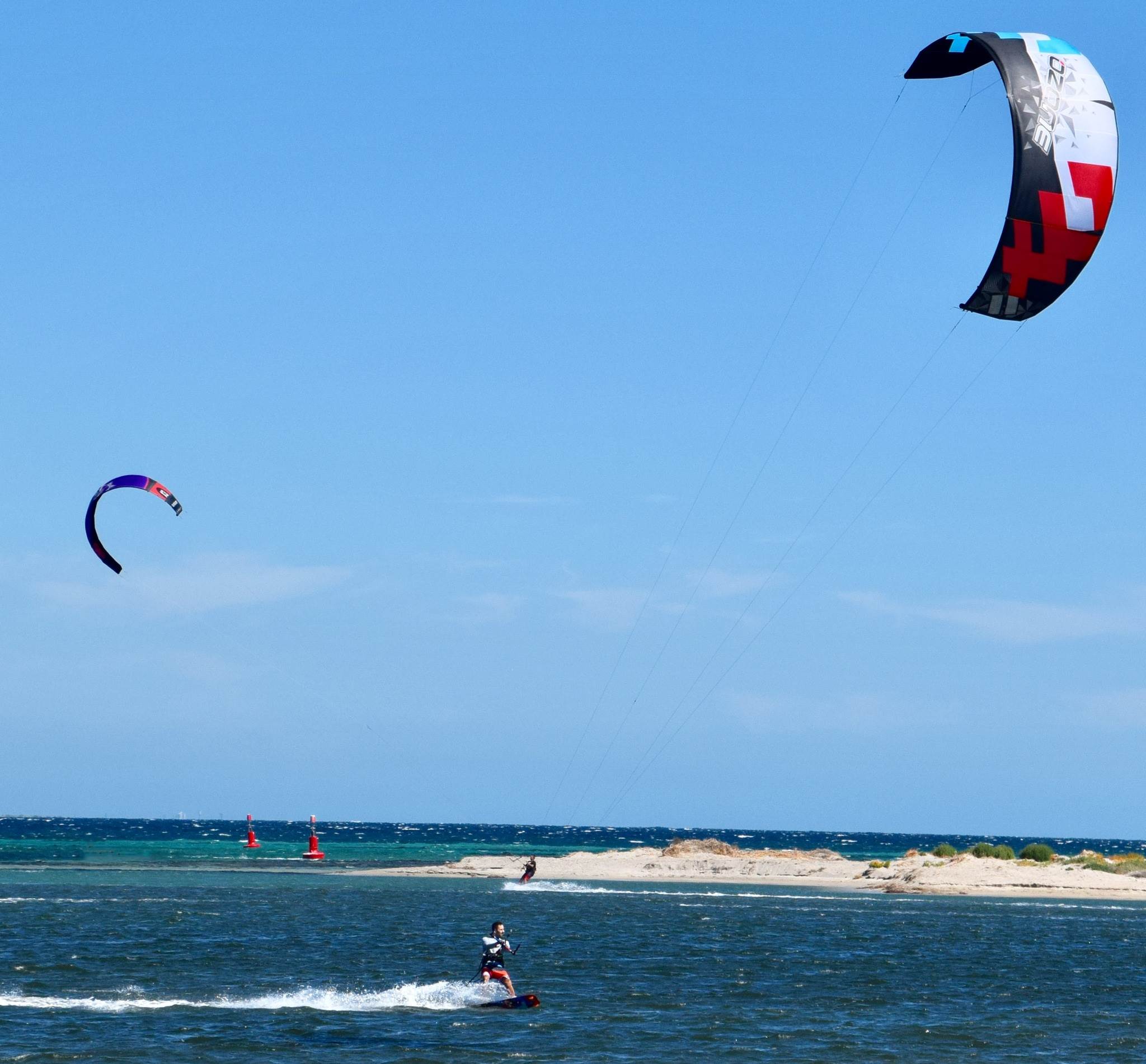 Kitesurfers at Safety Bay 26th February 2017