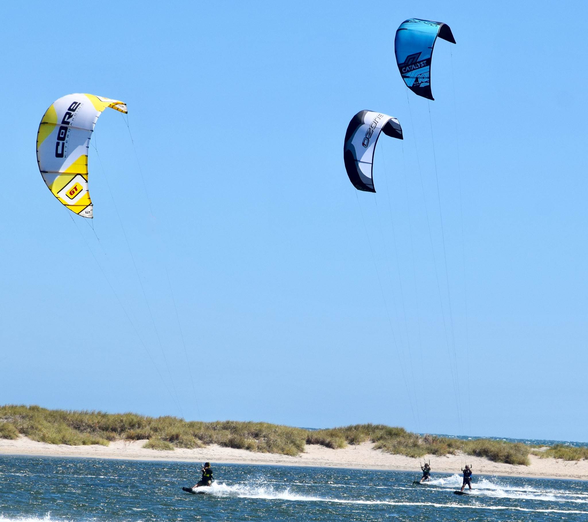 Kitesurfers at Safety Bay 26th February 2017
