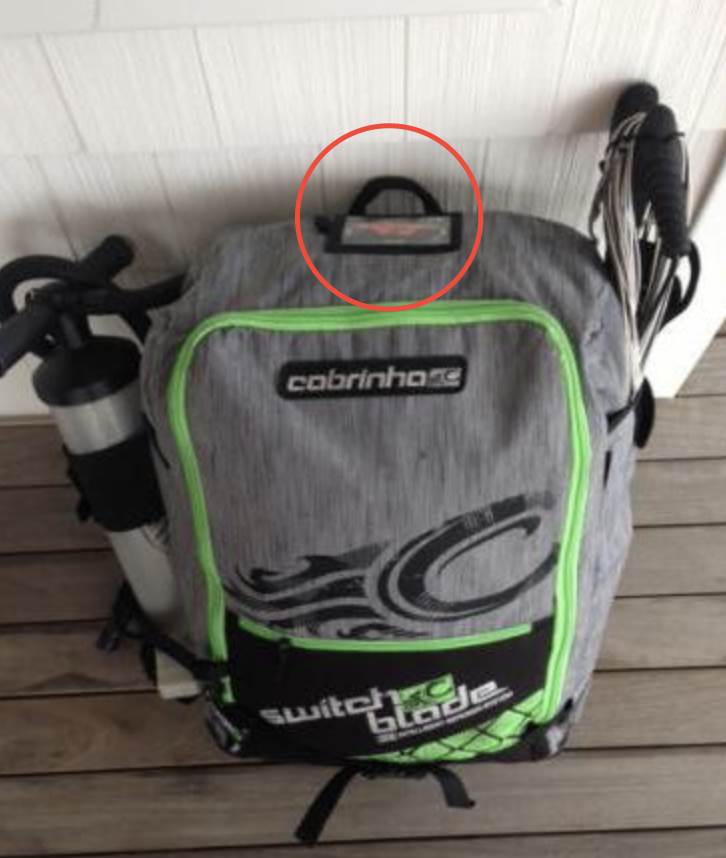 See red circle