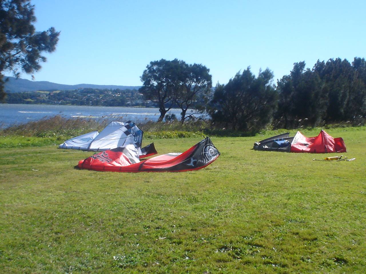 calm before the westerly on lake illawarra