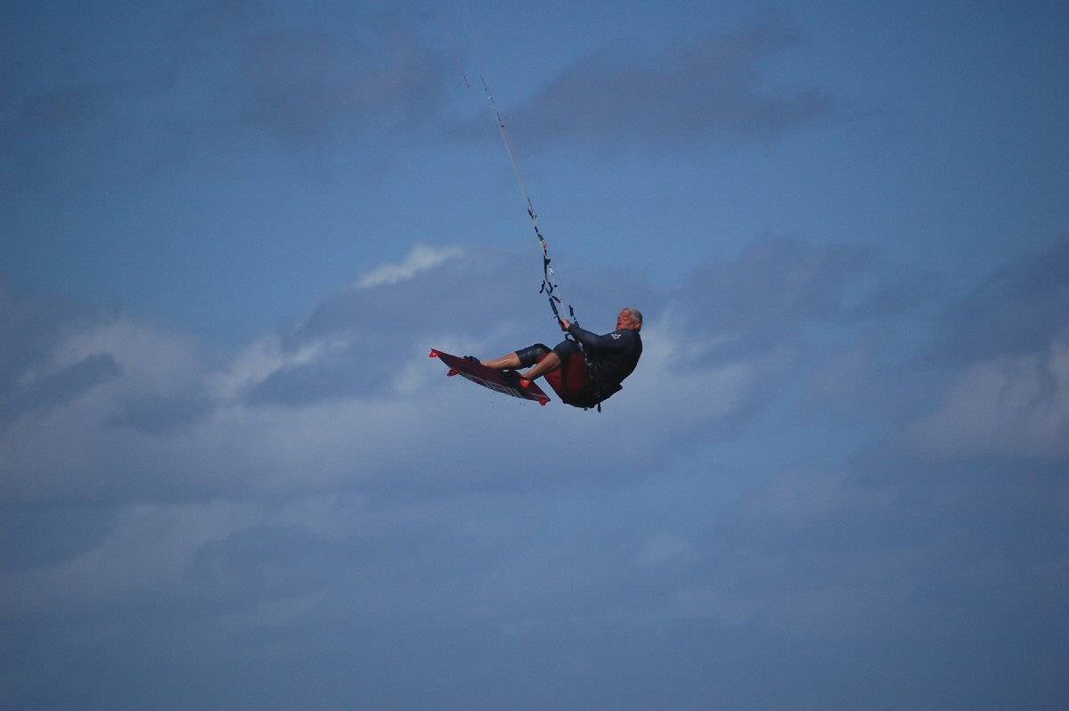 The Big Fella in flight on the Kitepower demo day