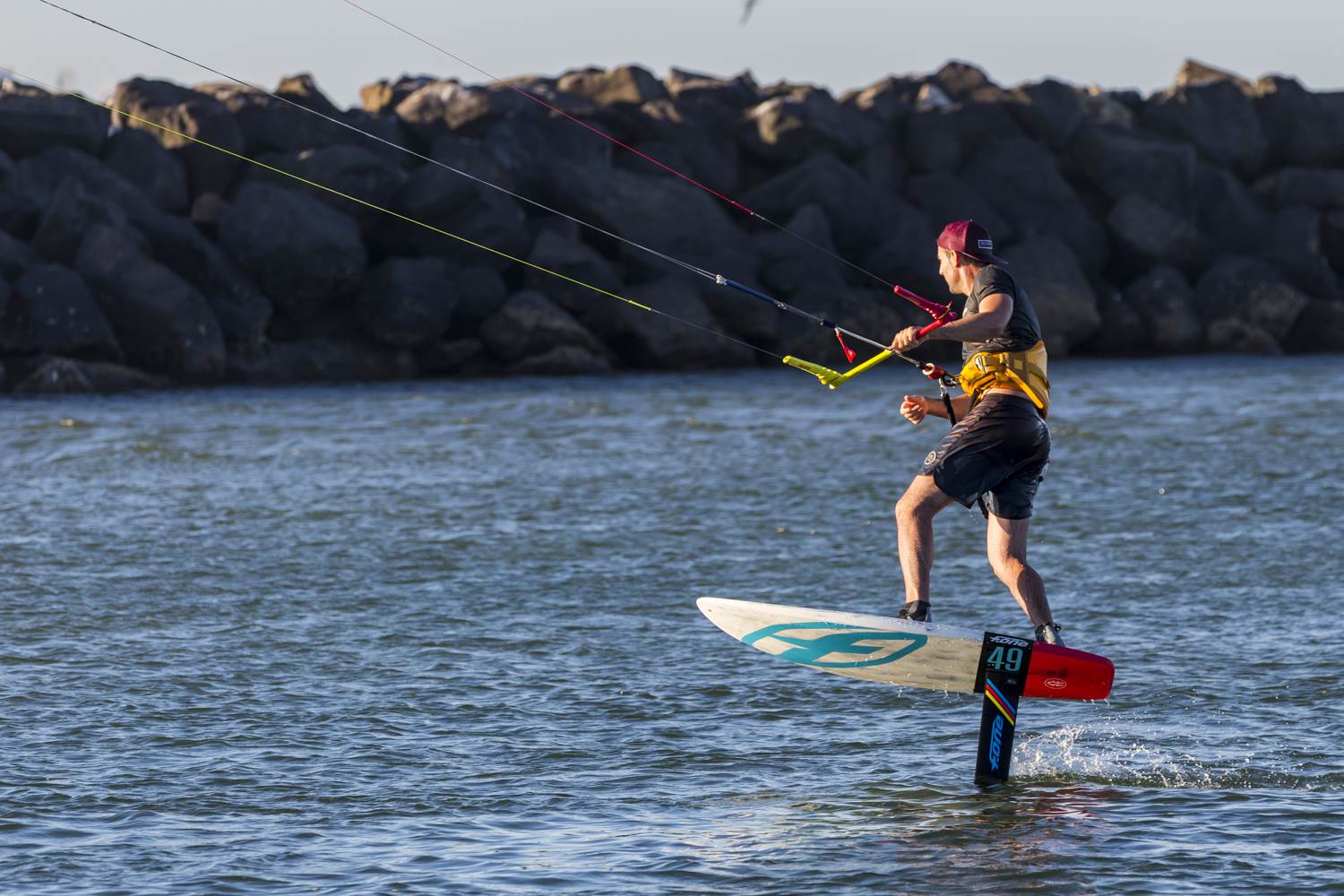 Here is a good Kite Foil lesson From Thierry in 13kts with an F-ONE Bandit 2018 6m at Currumbin QLD