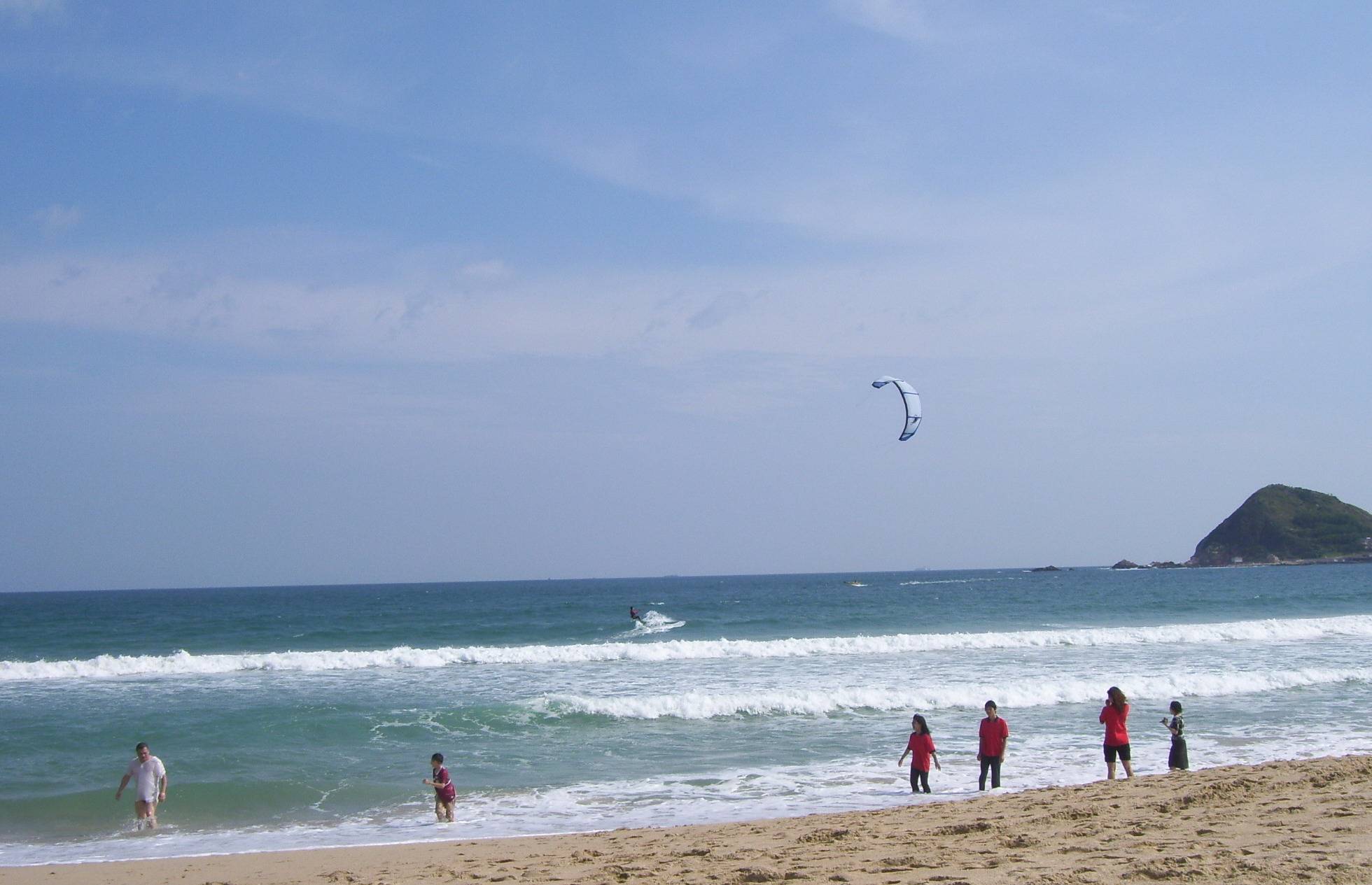 kiteboarding in China 