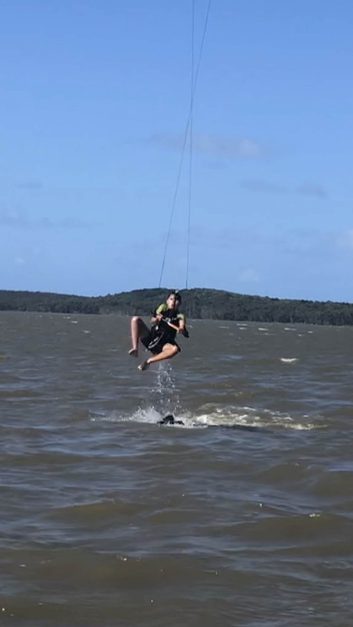 My 11 year old learning to kite