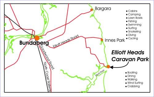 Map of Elliott Heads