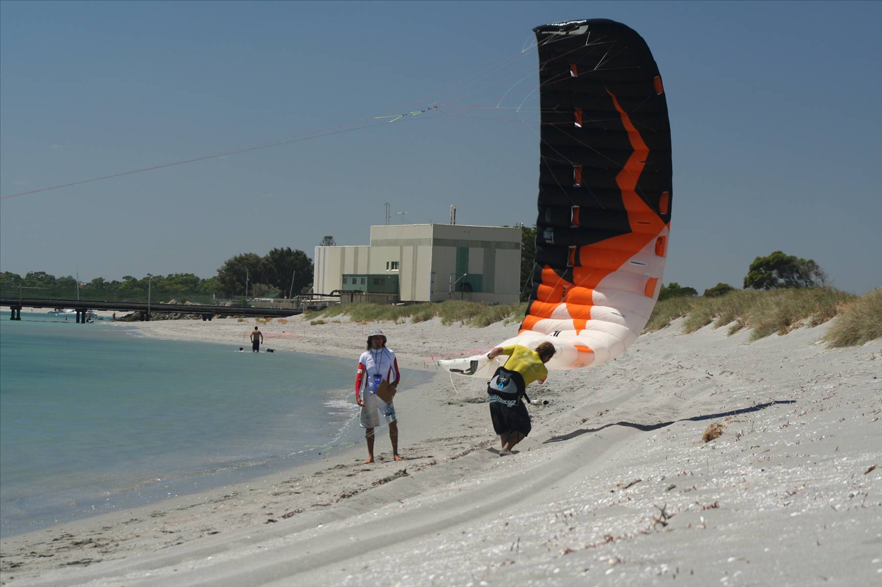 Kite X - Equipment pack down overlooked by safety official