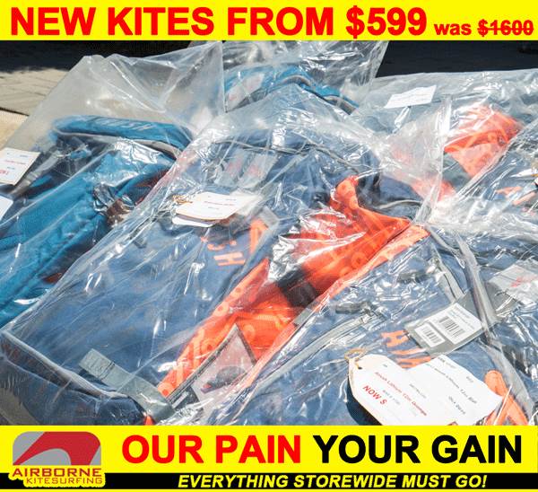 Airborne Kitesurfing Closing Down Sale