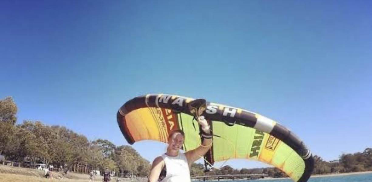 Stolen wind wing and harness