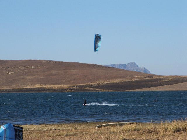 Kiting on Sterkifontein Dam