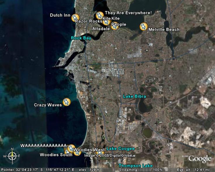 Perth Kite Locations