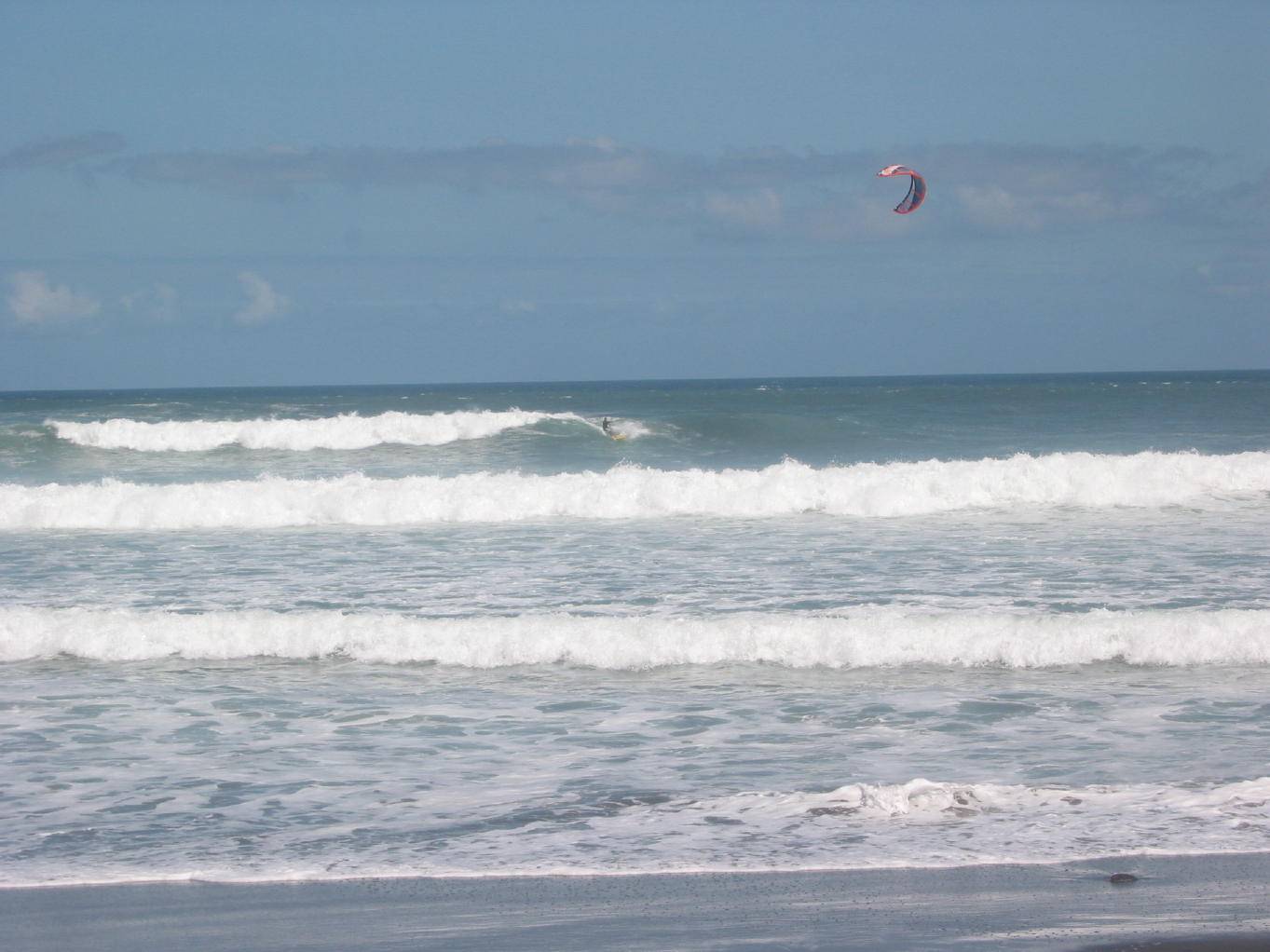 Mal kitesurfing