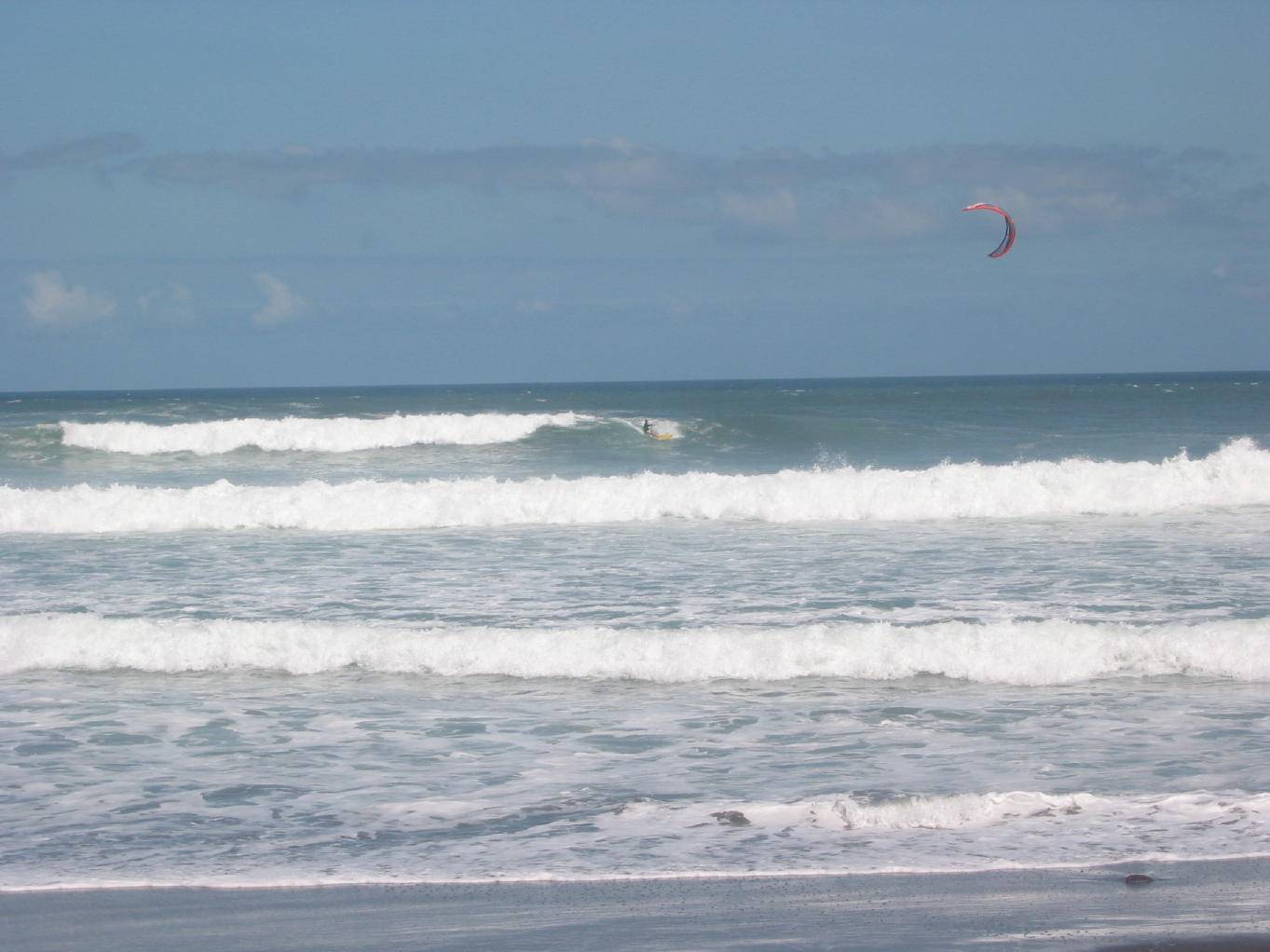 Mal kitesurfing