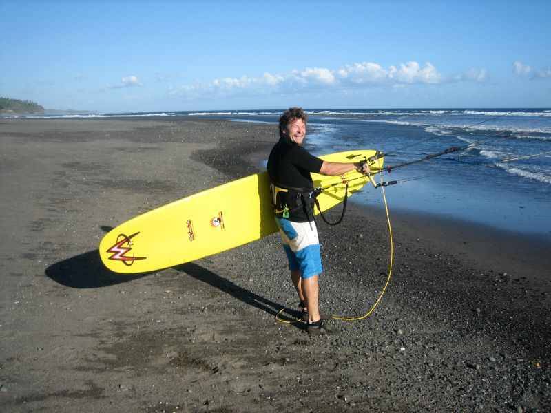 Mal kitesurfing