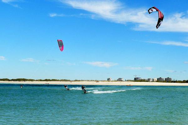 Caloundra. kiteaction demo day
