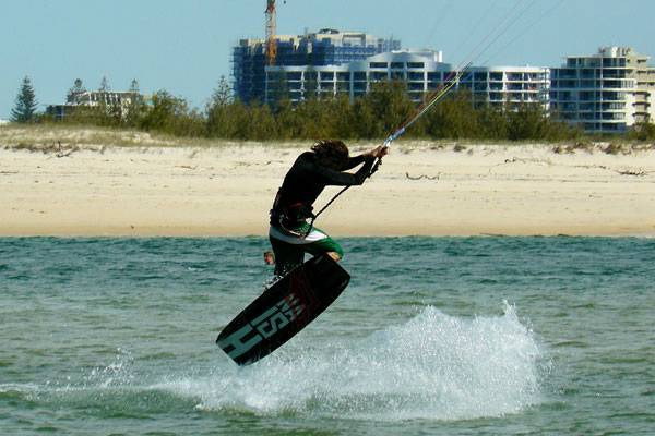 Caloundra. kiteaction demo day