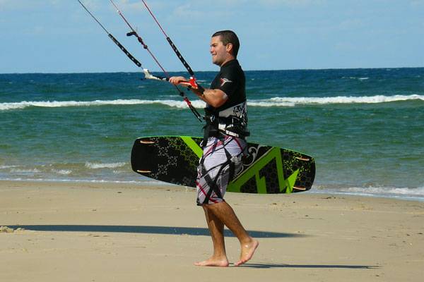 Caloundra. kiteaction demo day