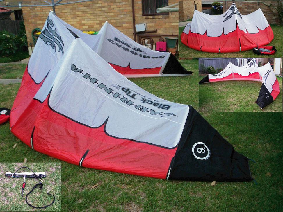 Cabrinha Black Tip 12m