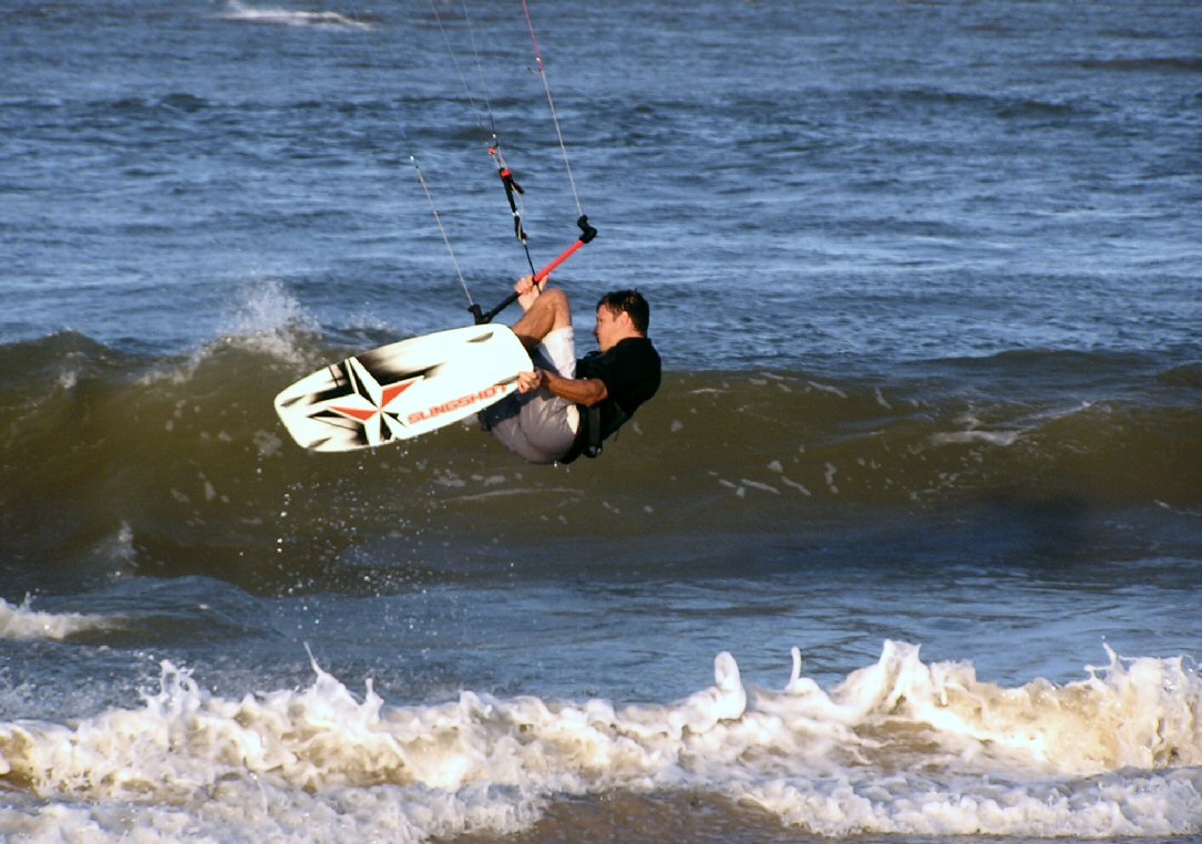 Waves in Botany Bay after Hurricane Larry up north