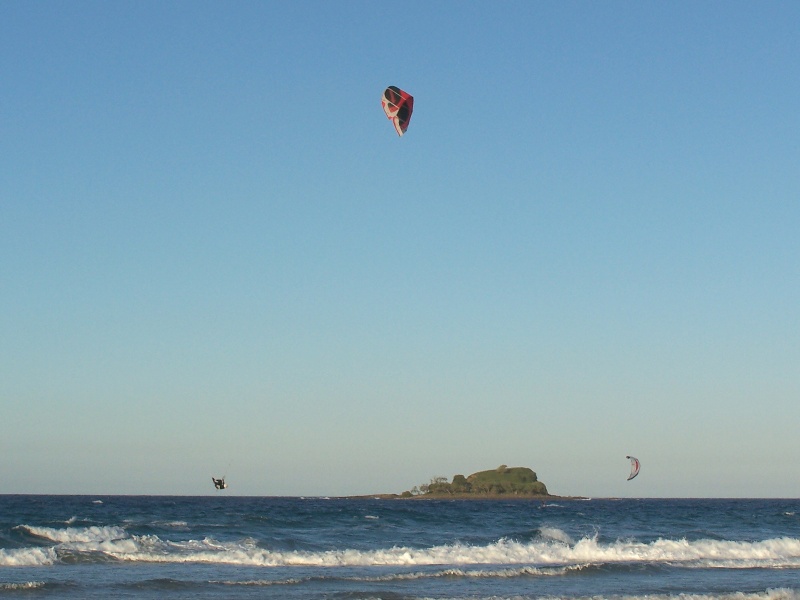 Kiting at Mudjimba