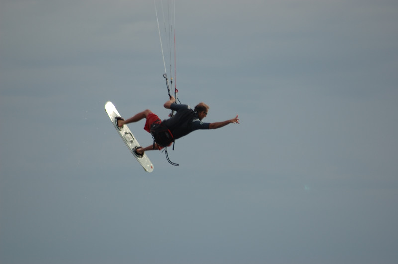 Bernie testing the Link at Brighton