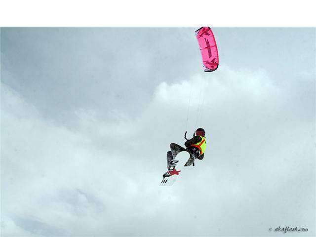 Snowkiting MT, USA