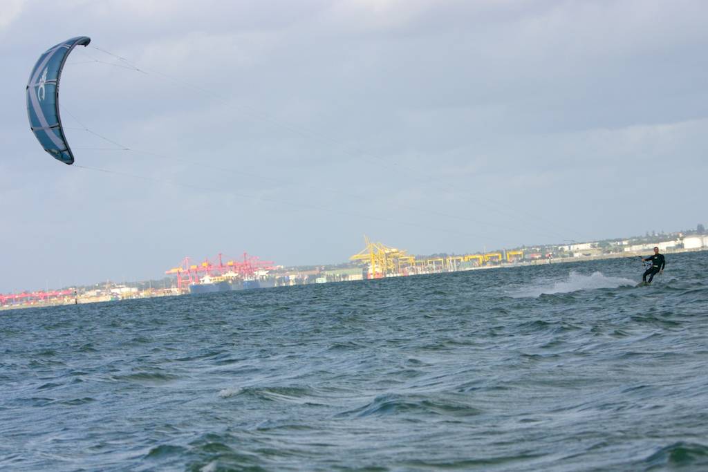 Just another day at Dolls Point with 30+knots
