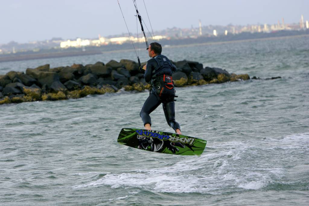 Just another day at Dolls Point with 30+knots