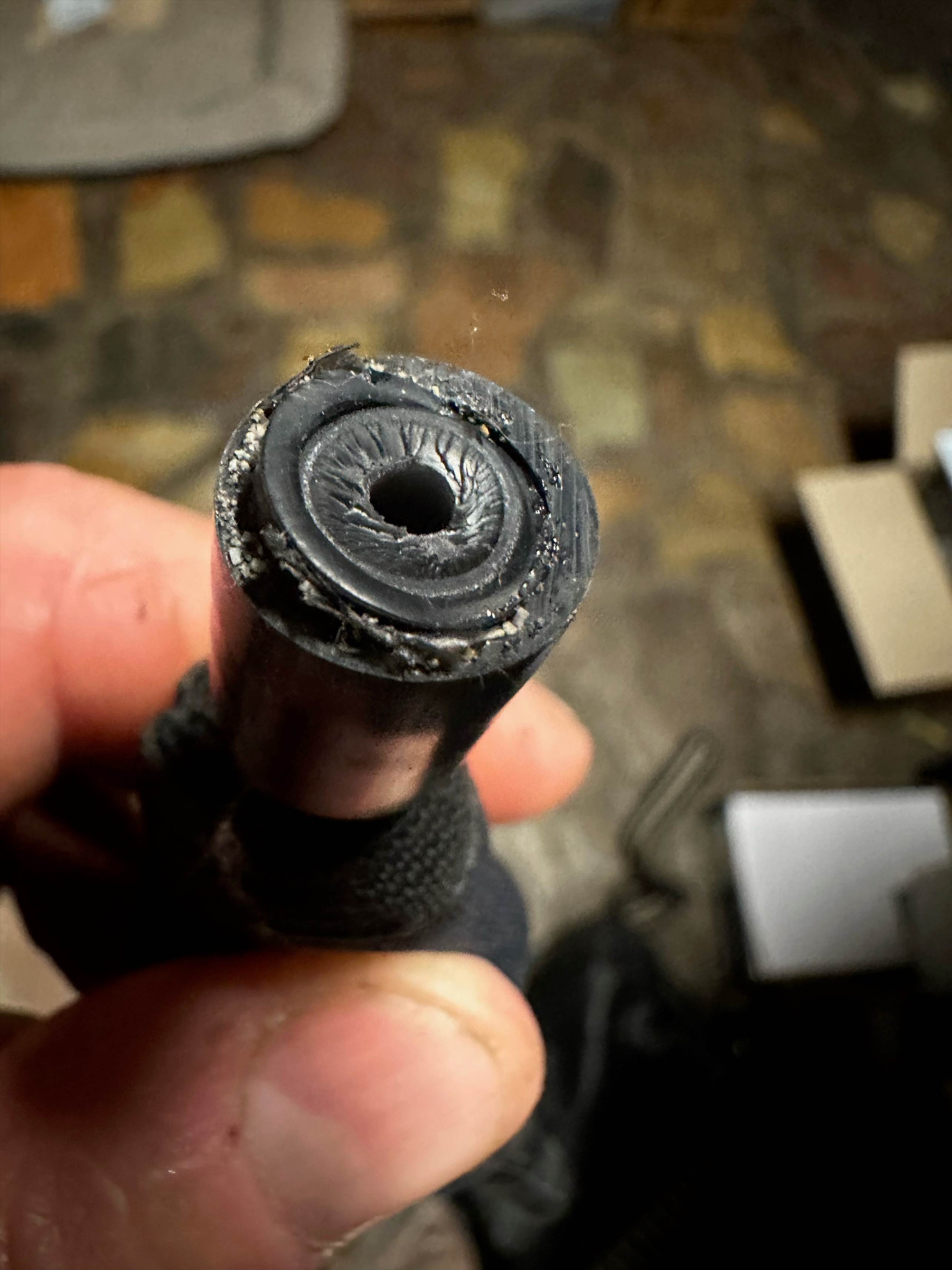 Ozone REO strut hose failure