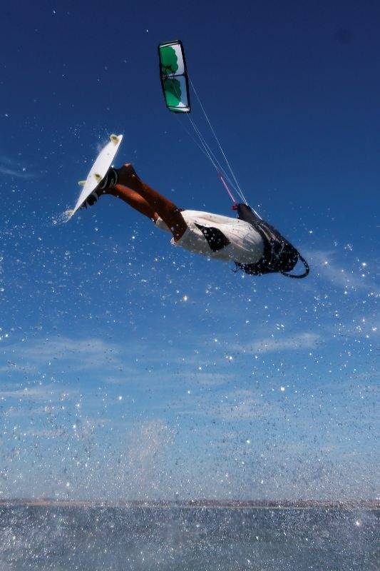 Lance has got a new kite