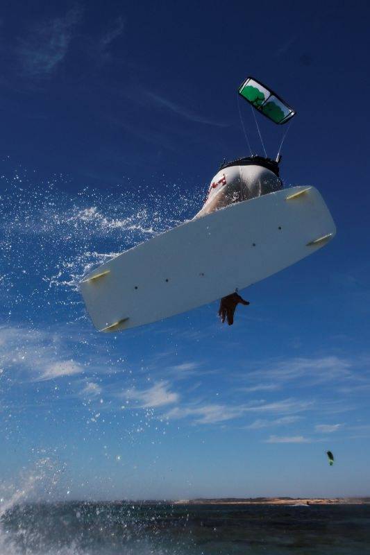 Lance has got a new kite