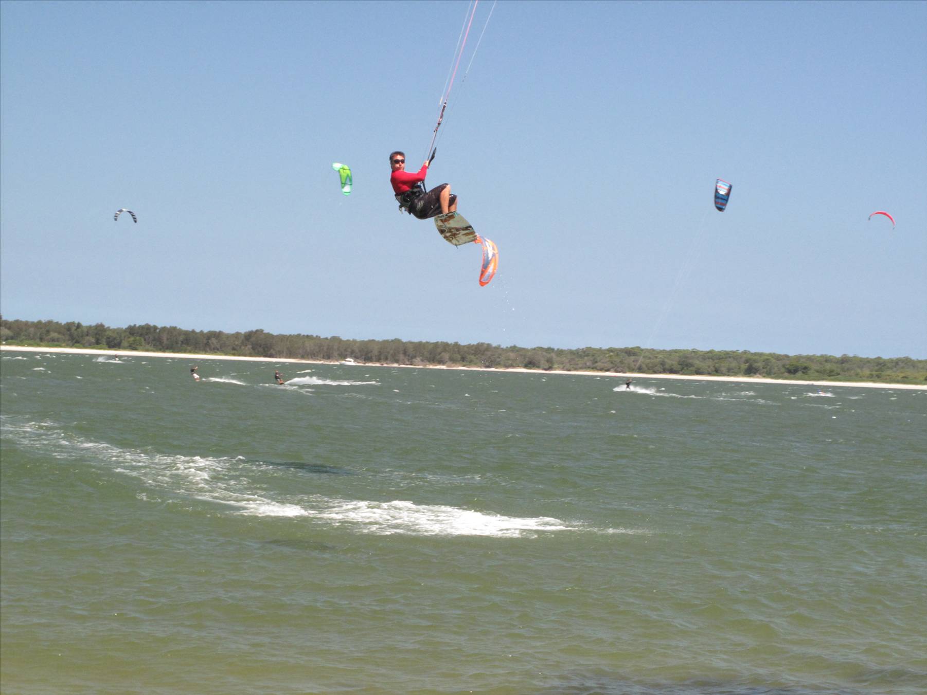 dolls point 13 jan 09 frank gets some air