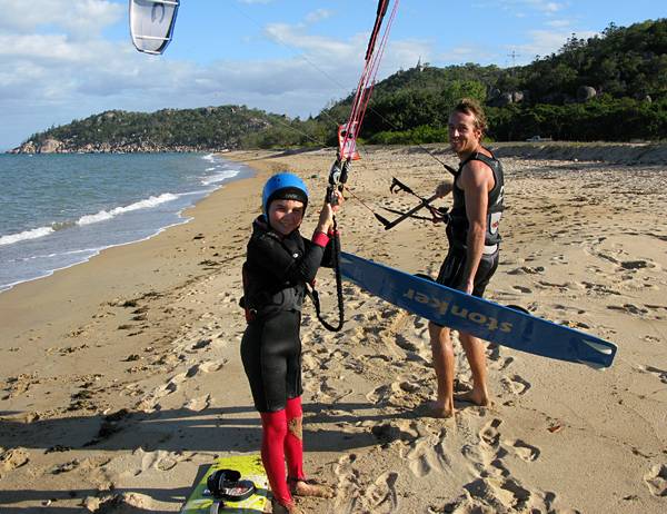 Tai and Glenno at Nelly Bay